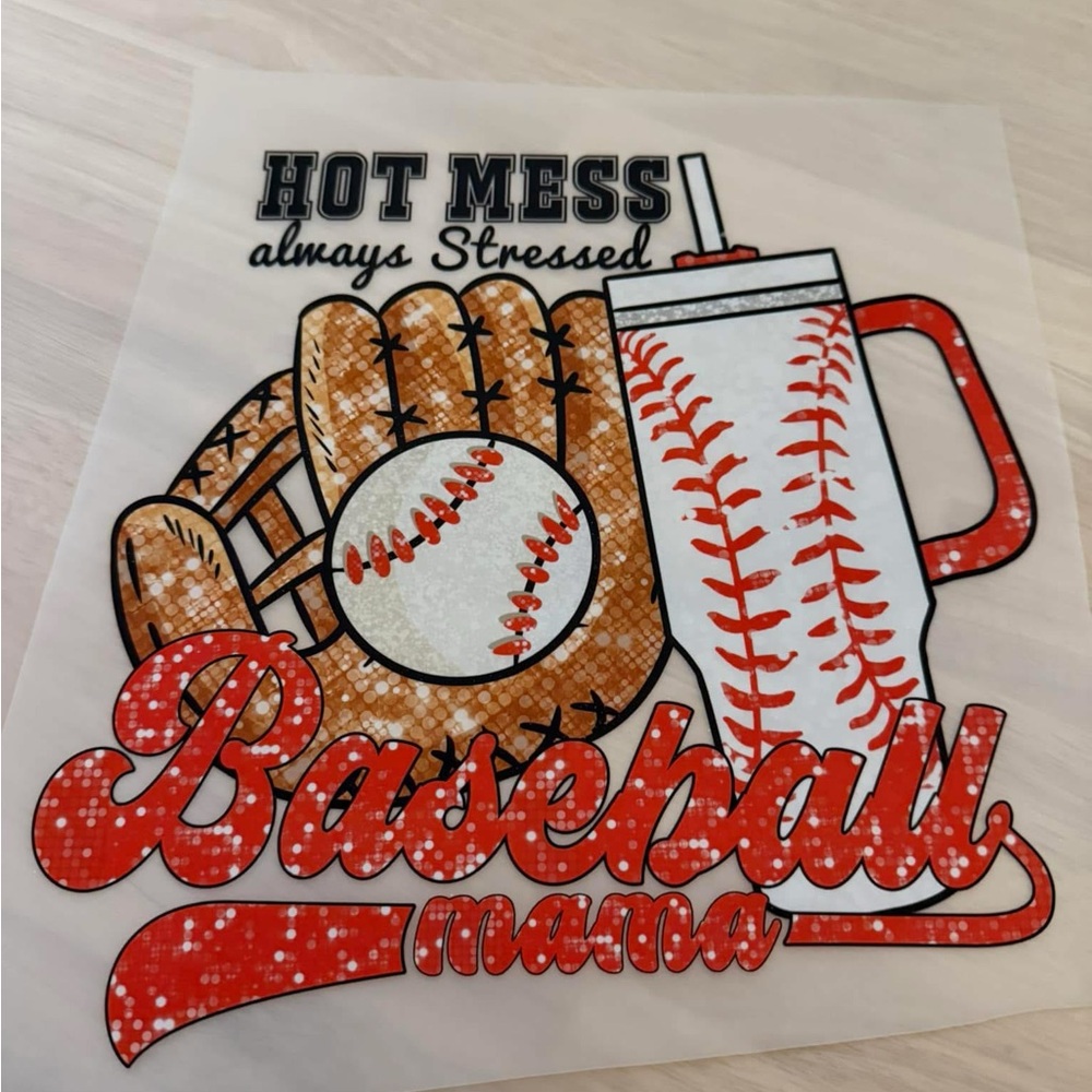 Baseball Mama Decorative Wall Art